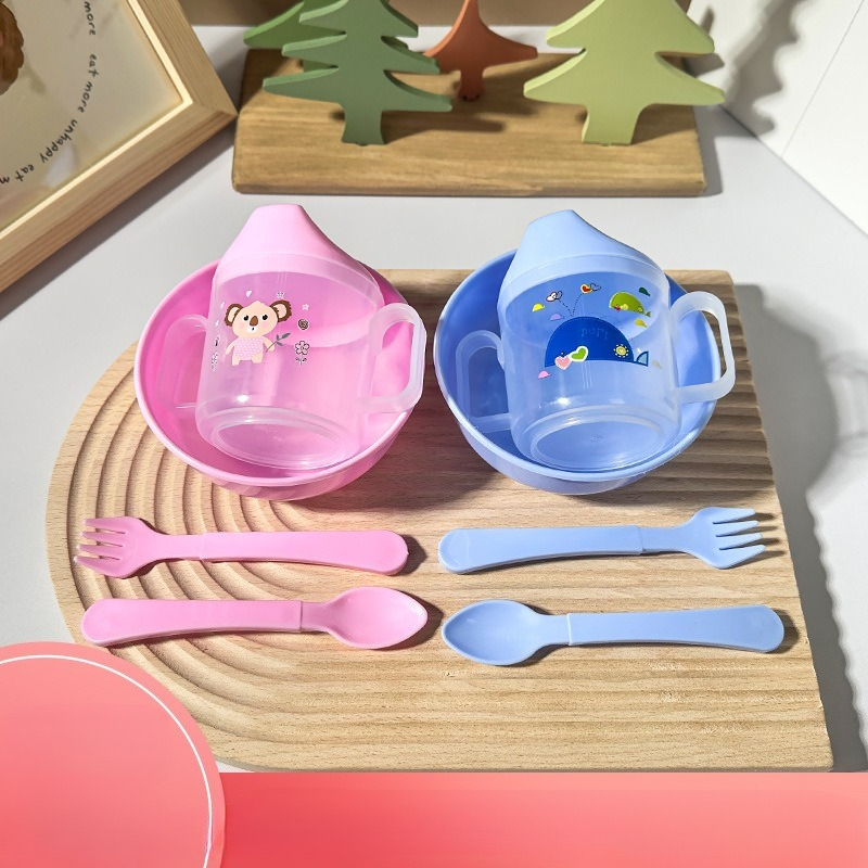 Baby Food Utensils Set - 4-teiliges Set aus Babynahrungs- und Fütterungsutensilien