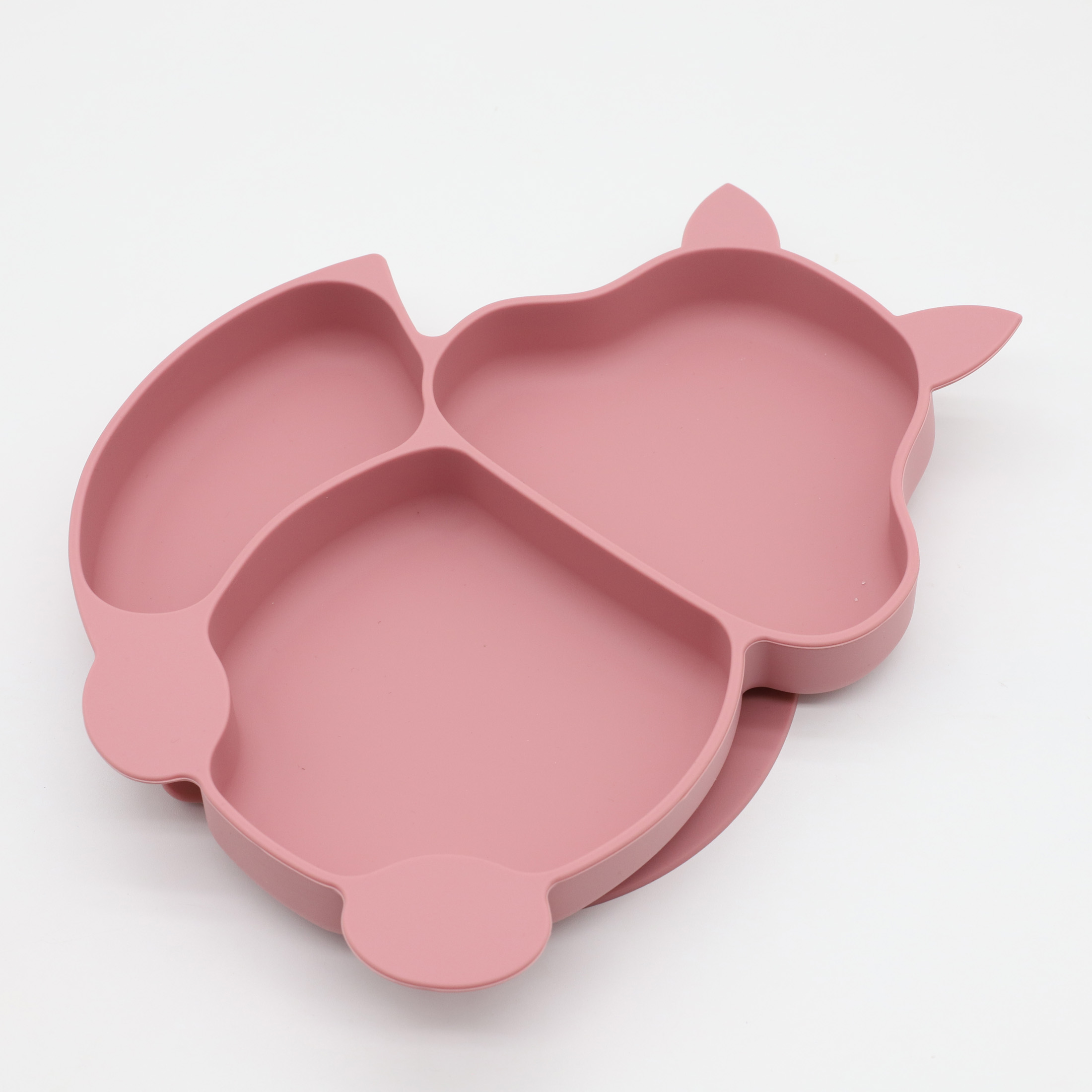 Baby Food Utensils Set - 3 stücke Silikon Eichhörnchen Teller mit