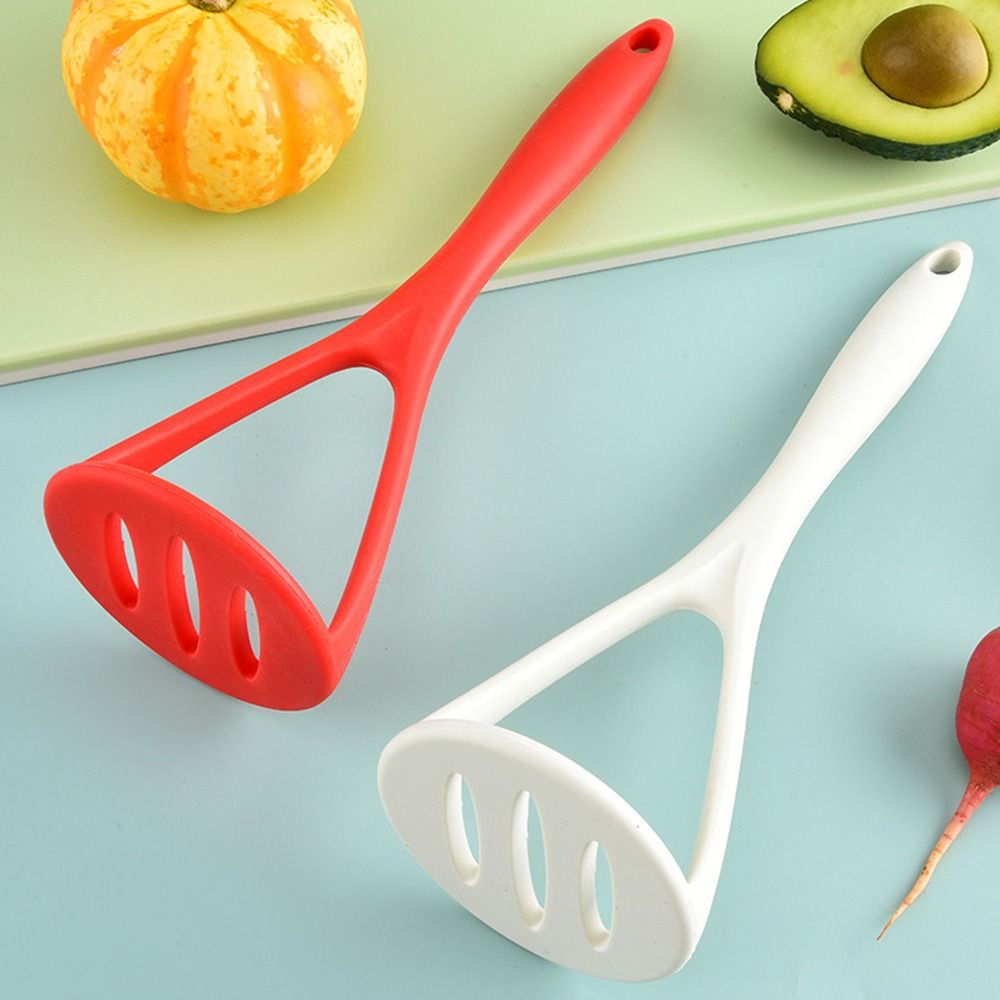 Baby Food Avocado - Lebensmittelechter Silikon-Kartoffelstampfer Kratzfester Manueller Avocado-Zerdrücker Antihaftbeschichtet