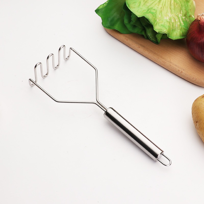 Baby Food Avocado - Edelstahl-Kartoffelstampfer Manueller Obst- und Gemüsezerkleinerer für