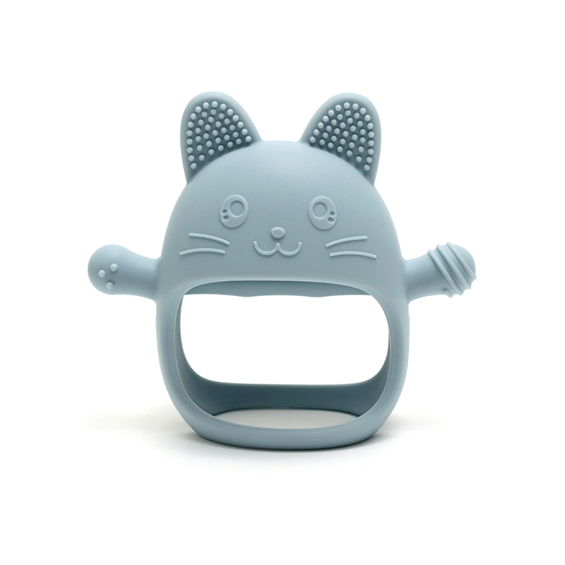 Baby 1 Year Food - Baby-Beißhandschuhe – Kauspielzeug aus lebensmittelechtem Silikon,