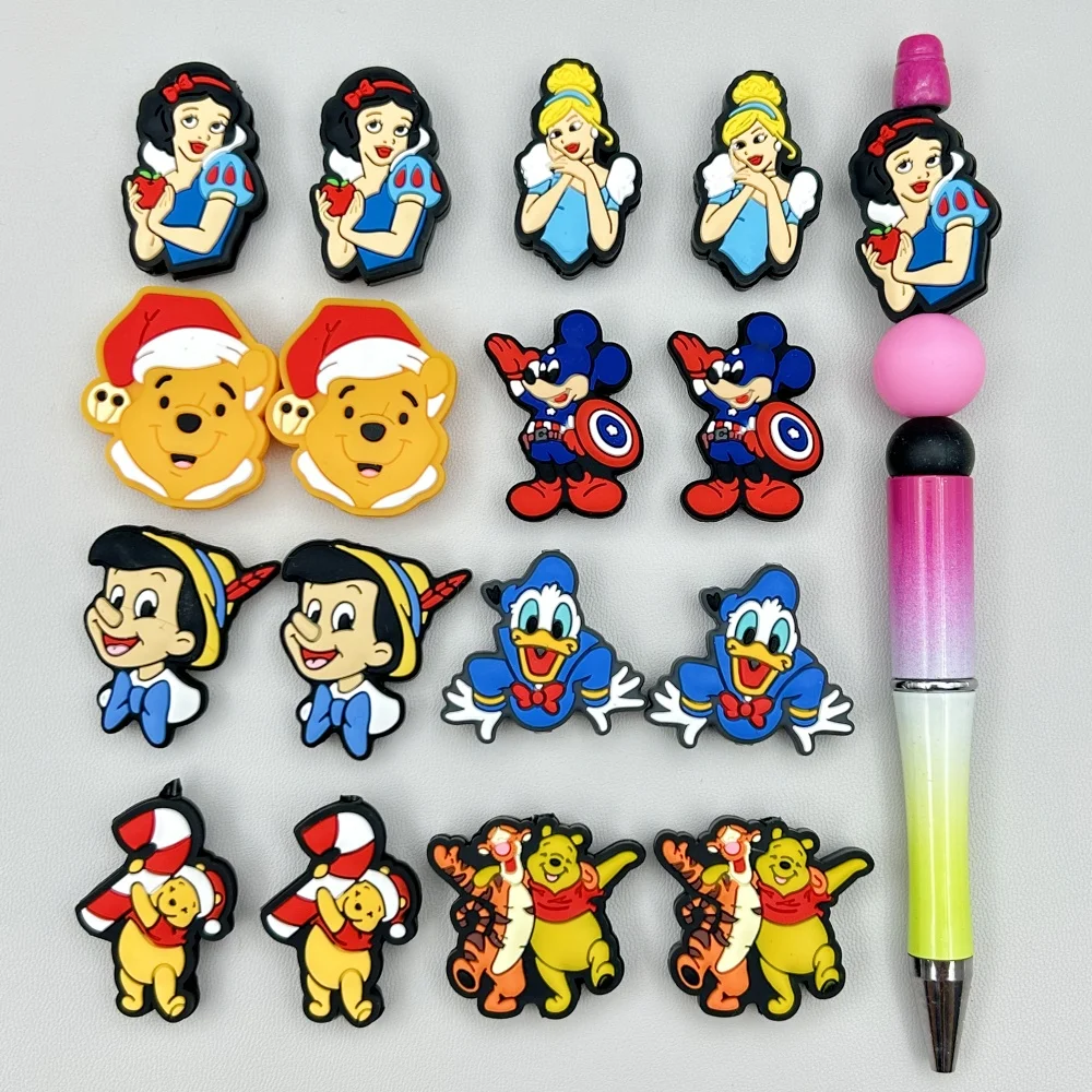 Baby 1 Year Food - 10PC DIY Cartoon Mini Silikon Perlen