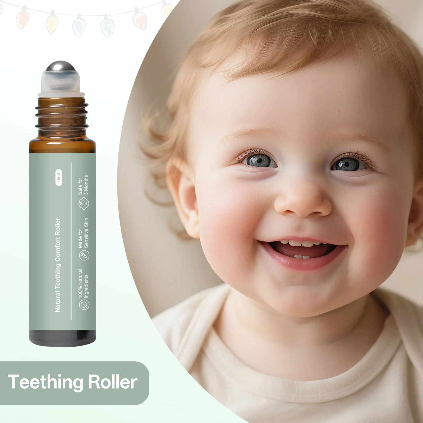 Baby Food Oil - Teebaumöl Vitamin E Mundpflege-Roller 10ml zur