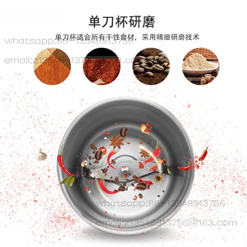 Dry Food Baby - Kaffeebohnenmühle, Nass- und Trockenfleischzerkleinerer, Beikostmaschine, Knoblauchpresse,