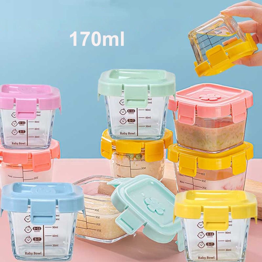 Baby Food Jars - 170ml Glas Lebensmittel Aufbewahrung sbox gefroren