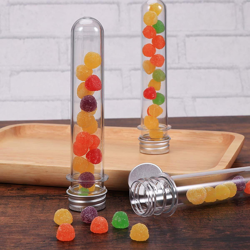 Baby Food Jars - 1/5Pcs Kunststoff Labor Reagenzgläser Transparent Candy