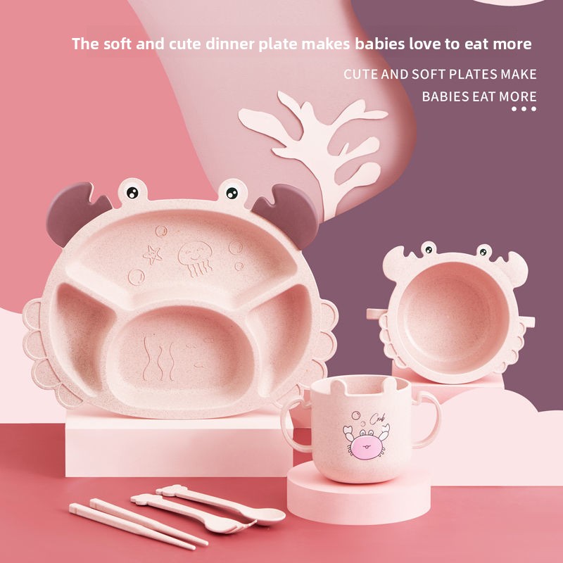 4/6 Stück Krabben-Teller für K – Baby Food Utensils Set Bewertung und Preis