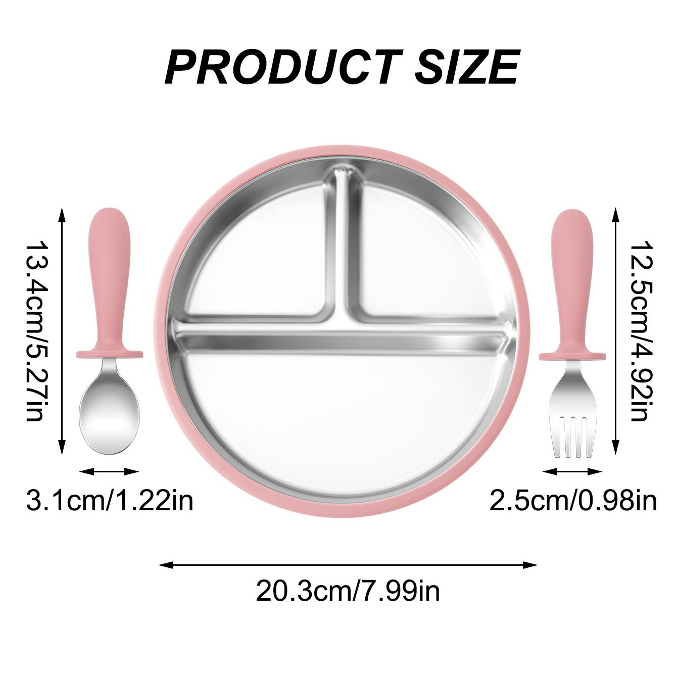 3PCS Silikon Edelstahl Fütteru – Self Feed Spoon Bewertung und Preis