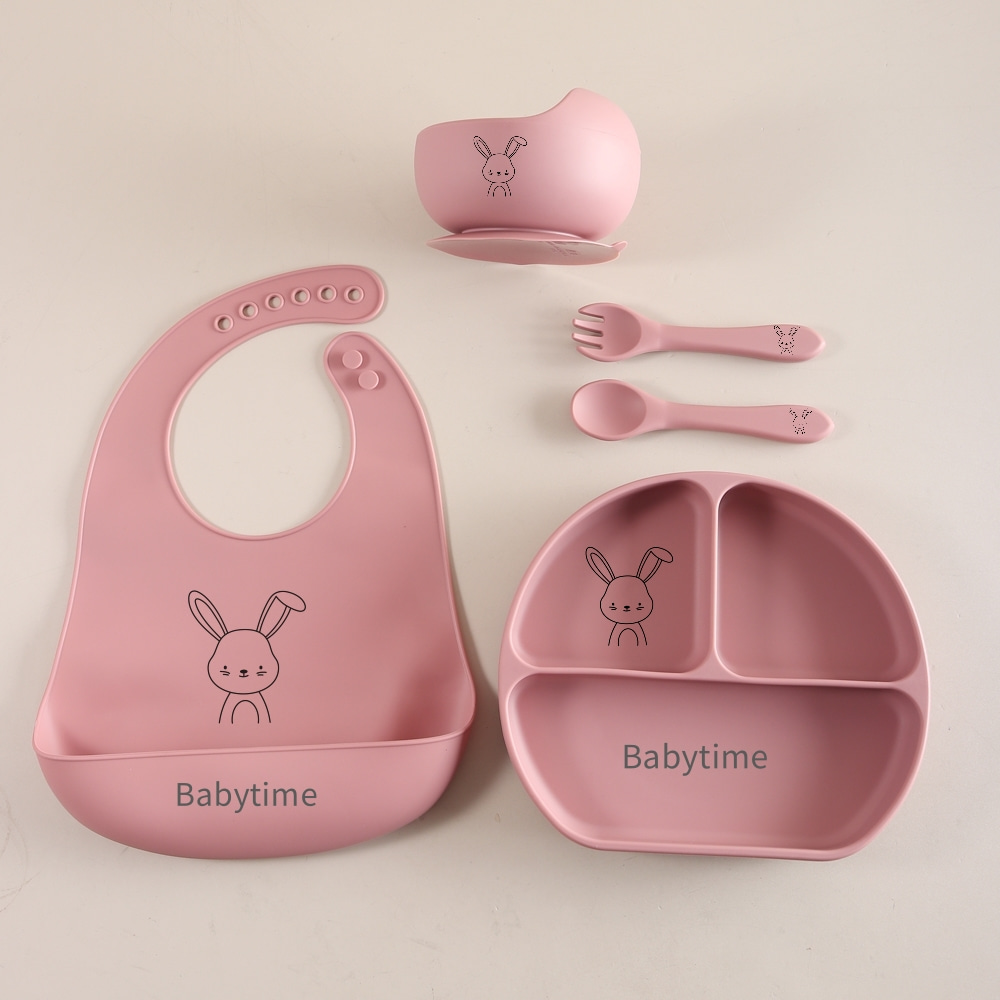5-teiliges Häschen-Baby-Utensi – Baby Food Utensils Set Bewertung und Preis