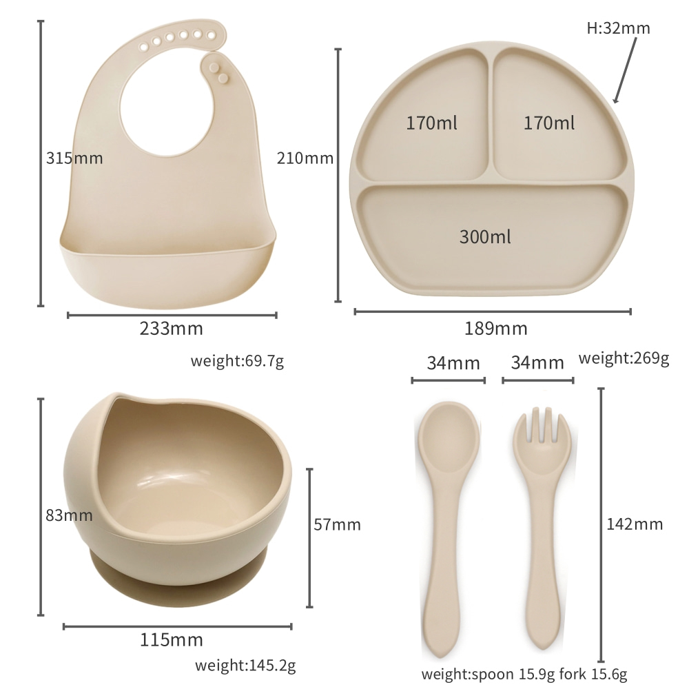 5-teiliges Häschen-Baby-Utensi – Baby Food Utensils Set Bewertung und Preis