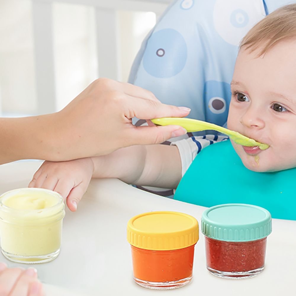 6 Stück Glas-Babynahrungsglas, – Baby Food Jars Bewertung und Preis