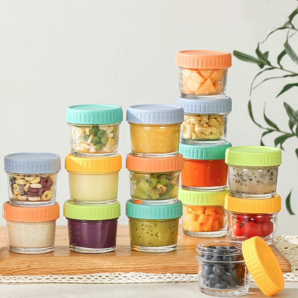 6 Stück Glas-Babynahrungsgläse – Baby Food Jars Bewertung und Preis