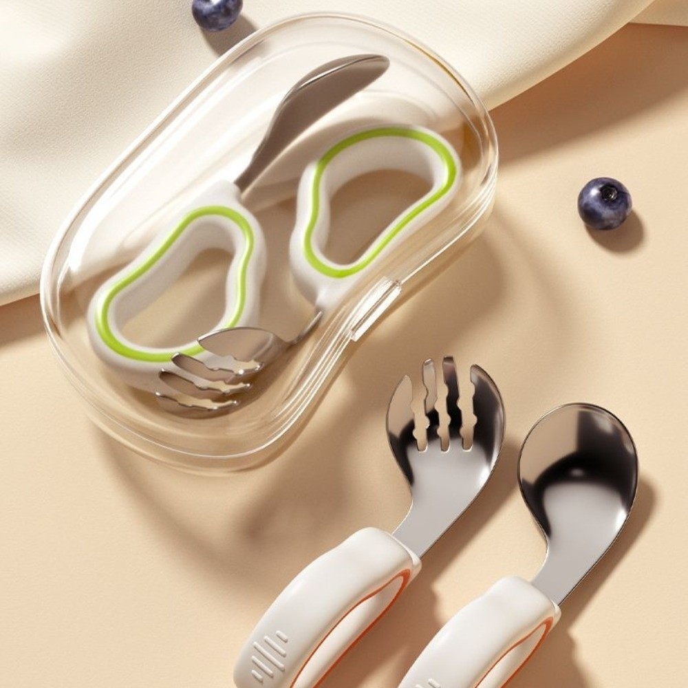 Silikon-Babygabel- und Löffel- – Self Feed Spoon Bewertung und Preis