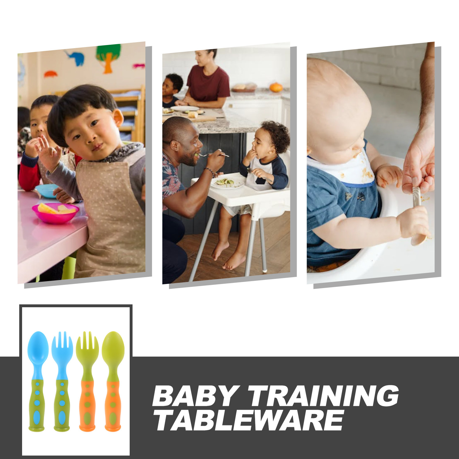 2-teiliges Baby-Trainingsbeste – Self Feed Spoon Bewertung und Preis