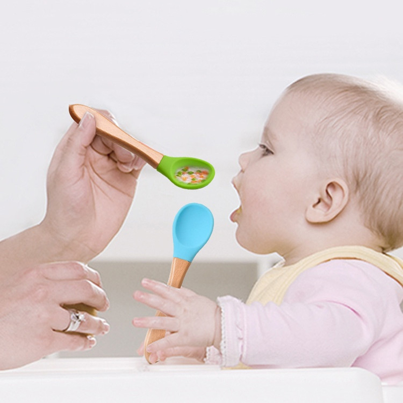 2 Teile/satz Baby Silikon Löff – Baby Food Utensils Set Bewertung und Preis