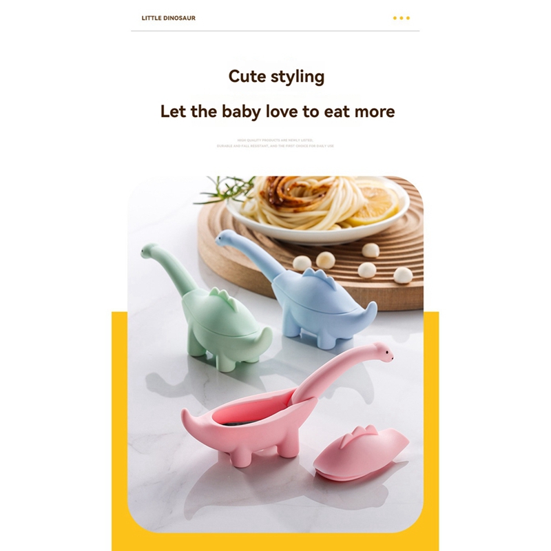 Dinosaurierförmiger Löffel für – Baby Food Utensils Set Bewertung und Preis