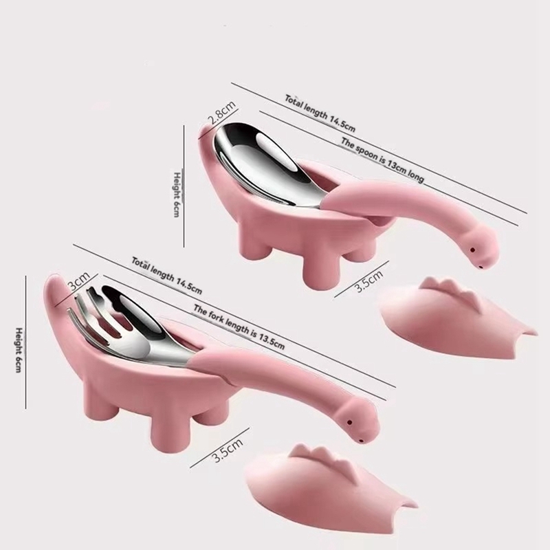 Dinosaurierförmiger Löffel für – Baby Food Utensils Set Bewertung und Preis